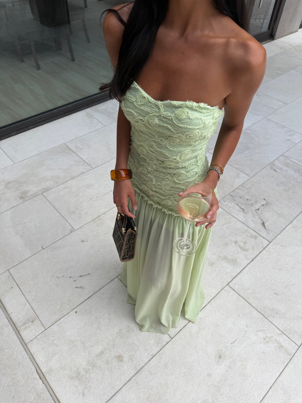 Jefre Sei Renata Dress - Mint - S