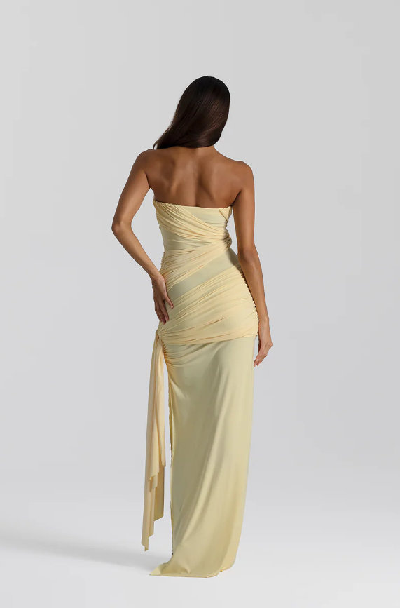 Natalie Rolt Miranda Gown - Butter Yellow - COMING SOON