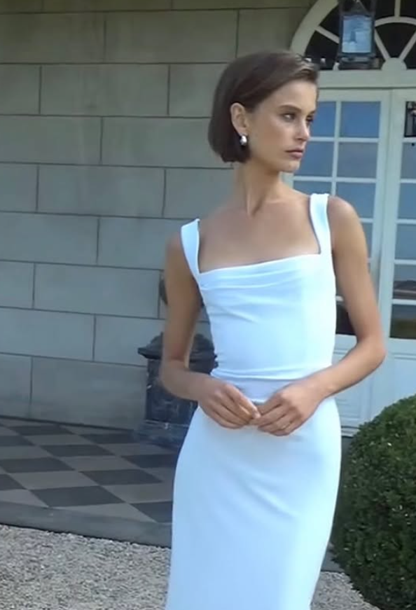 Effie Kats Marbella Gown - Ice Blue - S