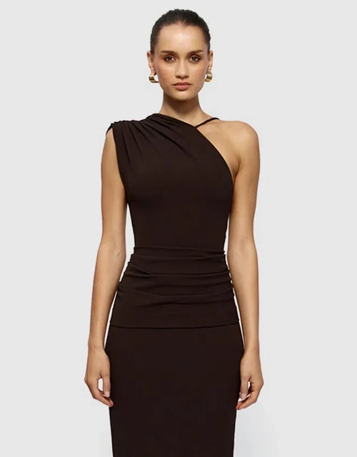 Effie Kats Greer Gown - Chocolate - XS