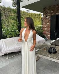 Misha The Jennifer Cupro Gown - White